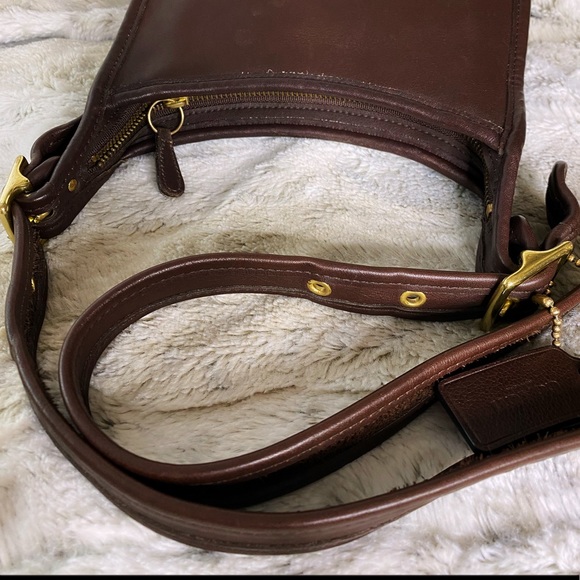 VINTAGE COACH MAHOGANY LEGACY CROSSBODY BAG 9997 - Picture 9 of 15